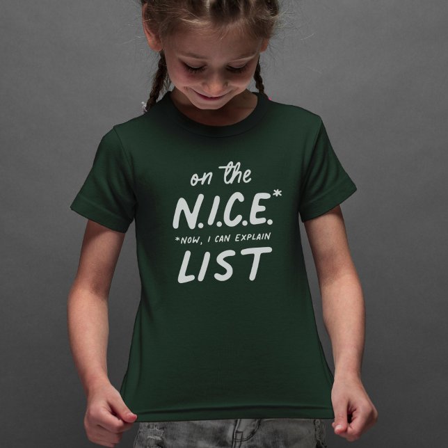 Mooie lijst leuke kinderen met kerst t-shirt