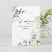 Mooie lijst, modern bedankt ,Platte Dank (Staand voorkant)