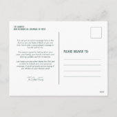 Mooie lijstje groene grappige kerstfoto feestdagenkaart (Achterkant)