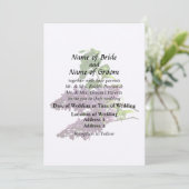 Mooie Lilacs Kaart (Staand voorkant)