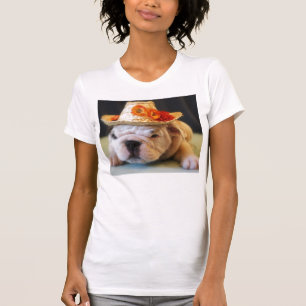 Mooie Lily, Engelse Bulldog T-shirt