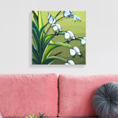 Mooie Lily: Fantastische danskracht van Springtime Canvas Afdruk (Insitu (Woonkamer))