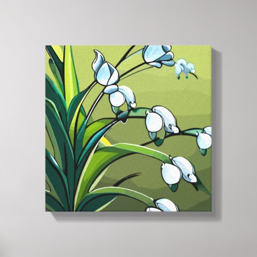 Mooie Lily: Fantastische danskracht van Springtime Canvas Afdruk (Voorkant)