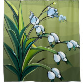 Mooie Lily: Fantastische danskracht van Springtime Douchegordijn (Voorkant)