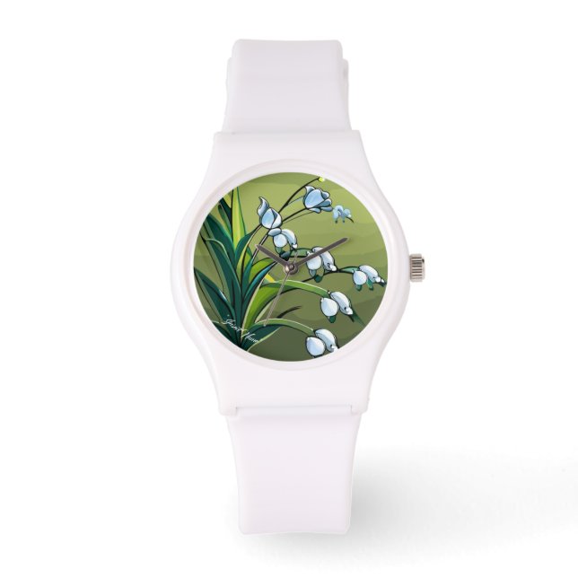 Mooie Lily: Fantastische danskracht van Springtime Horloge (Voorkant)