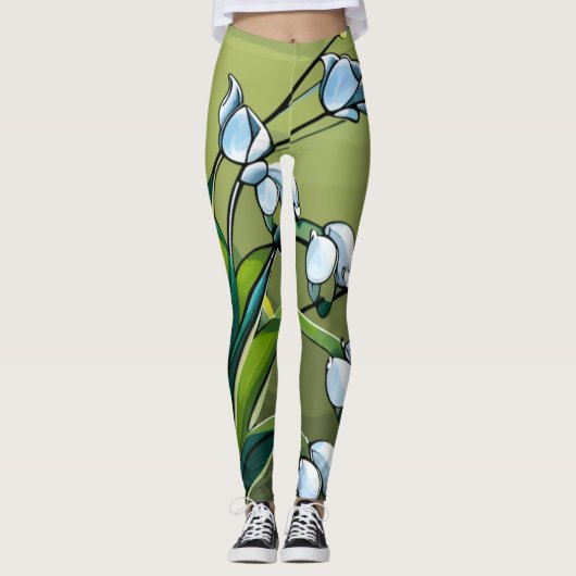 Mooie Lily: Fantastische danskracht van Springtime Leggings (Voorkant)