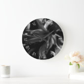 Mooie Lily Flowers Grote Klok (Huis)