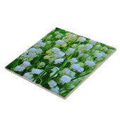 Mooie Lily van de Valley Spring Flowers Tegeltje (Zijkant)