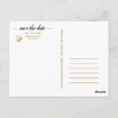 Mooie Lime Green 💚 Botanische Boho bruiloft Briefkaart (Achterkant)