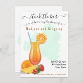 Mooie Lime Green Elegant Boho Shower Kaart (Voorkant / Achterkant)