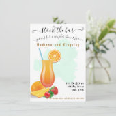 Mooie Lime Green Elegant Boho Shower Kaart (Staand voorkant)