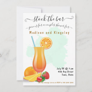 Mooie Lime Green Elegant Boho Shower Kaart