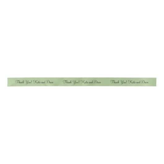 Mooie Lime Monogram Spectaculair Geweldig Satijnen Lint (Voorkant)