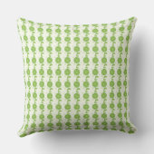 Mooie Lime Patroon Lieve Prinses Kussen (Achterkant)