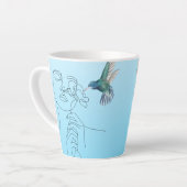Mooie Lines Hummingbird Latte Mok (Linkerhoek)