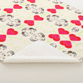 Mooie Lint Patroon Sherpa Deken (3/4)