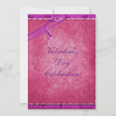 Mooie lint Valentijnsfeest Kaart (Voorkant)