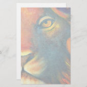 Mooie Lion Head Portret Regal en Proud Briefpapier (Voorkant / Achterkant)