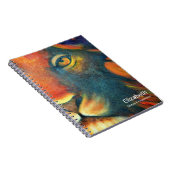 Mooie Lion Head Portret Regal en Proud Notitieboek (Rechterzijde)