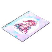 Mooie lipstick dragon Art-laptop Notitieboek (Linkerzijde)