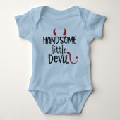 Mooie Little Devil Halloween Baby Outfit Romper (Voorkant)