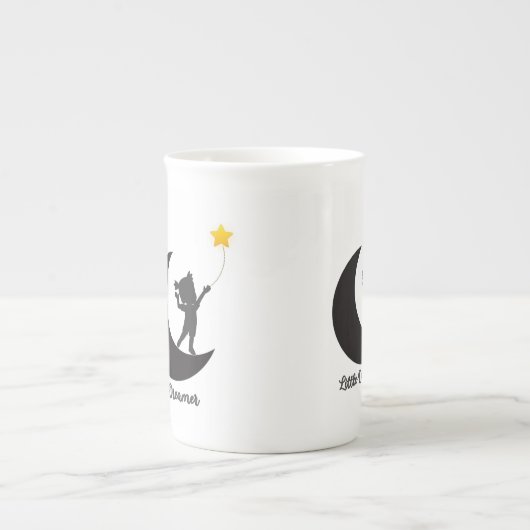Mooie Little Dreamer Moon & Star Kinderen Mok (Voorkant)