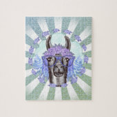 Mooie Llama puzzel Legpuzzel (Verticaal)