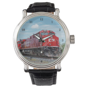 Mooie locomotief / trein polshorloge horloge