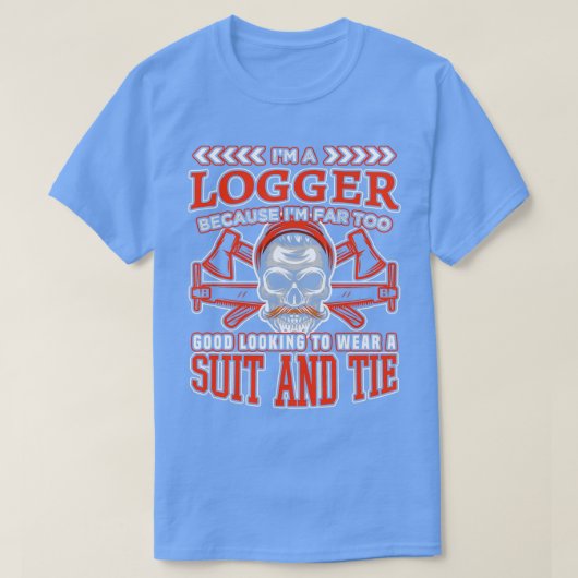 Mooie Logger Funny Cadeft T-shirt (Design voorkant)
