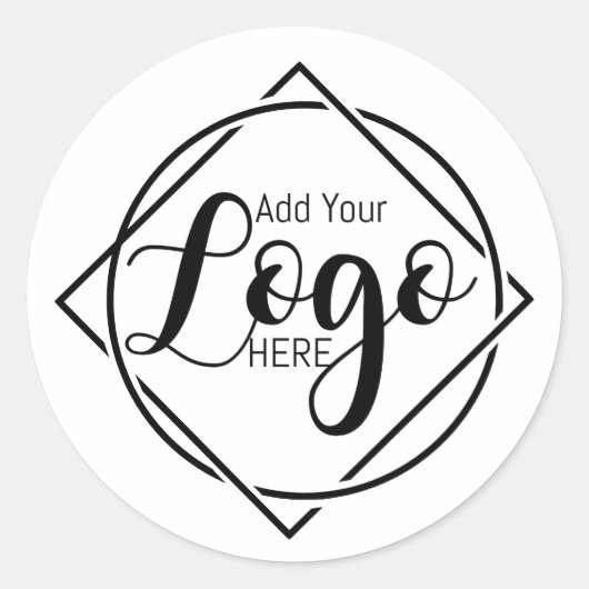 Mooie logo op maat sticker voor bedrijven | Gepers (Voorkant)