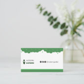 Mooie lokale tuin tuin diensten onderhoud visitekaartje (Staand voorkant)