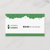 Mooie lokale tuin tuin diensten onderhoud visitekaartje (Voorkant)