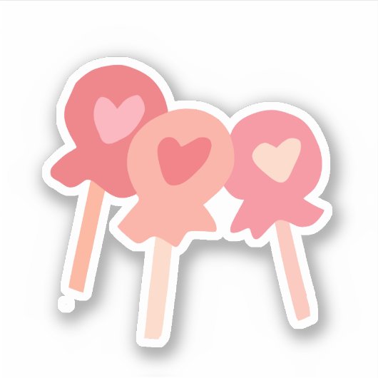 Mooie lolly sticker (Voorkant)