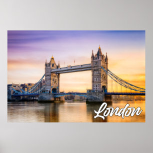 Mooie Londen, Engeland, Verenigd Koninkrijk Poster