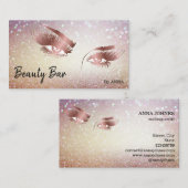 Mooie Long Lash Eyes Make-up Artist Visitekaartje (Voorkant / Achterkant)