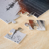 Mooie Loon op een rots in waterverf Legpuzzel (Zijkant)