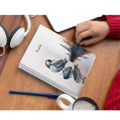 Mooie Loon op een rots in waterverf Notitieboek