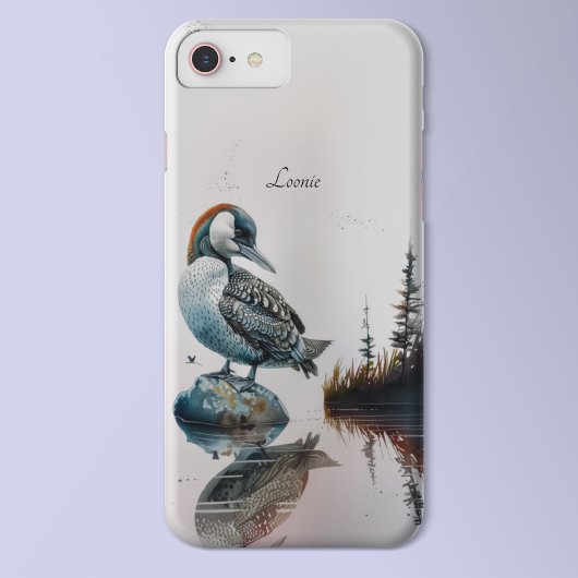 Mooie Loon op water in waterverf Case-Mate iPhone Case