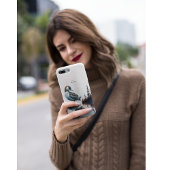 Mooie Loon op water in waterverf Case-Mate iPhone Case