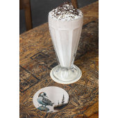 Mooie Loon op water in waterverf Kartonnen Onderzetters