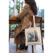 Mooie Loon op water in waterverf Tote Bag