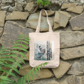 Mooie Loon op water in waterverf Tote Bag
