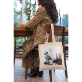 Mooie Loon op water in waterverf Tote Bag