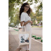Mooie Loon op water in waterverf Tote Bag