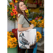 Mooie Loon op water in waterverf Tote Bag