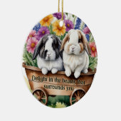 Mooie Lop Bunny Konijn  Decoratie (Rechts)