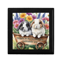 Mooie Lop Bunny Rabbit  Keepsake