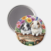 Mooie Lop Bunny Rabbit  koelkast Magneet (Voorkant / Achterkant)