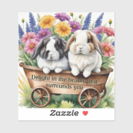 Mooie Lop Bunny Rabbit Sticker