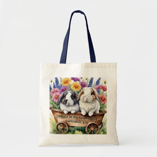Mooie Lop Bunny Rabbit  Tote Bag (Voorkant)